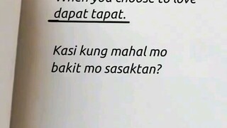 Ito sasabihin mo pagnagmahal ka!...