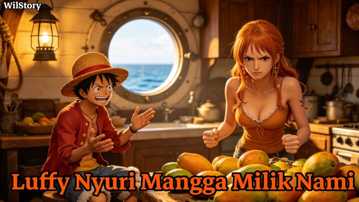 Luffy Nyuri Mangga Milik Nami😆|One Piece|