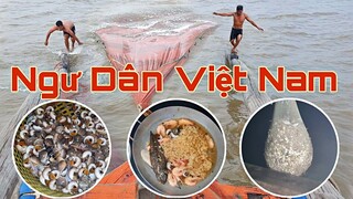 Đánh Bắt Ốc Tôm Cá Và ''BỮA CƠM TỐI'' Sau Giờ Làm Việc | Ngư Dân Miền Tây