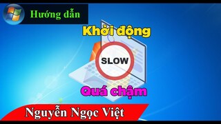 Cách khắc phục lỗi máy tính khởi động chậm lâu