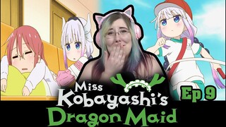 KANNA FTW - Miss Kobayashi's Dragon Maid S1 E9 REACTION - Zamber Reacts