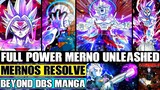 Beyond Dragon Ball Super: Full Power Merno Unleashed Against The Grand Priest! Mernos Resolve