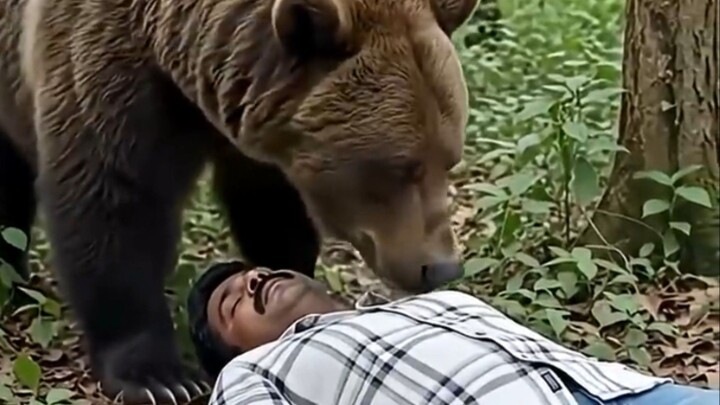 Bear and man story