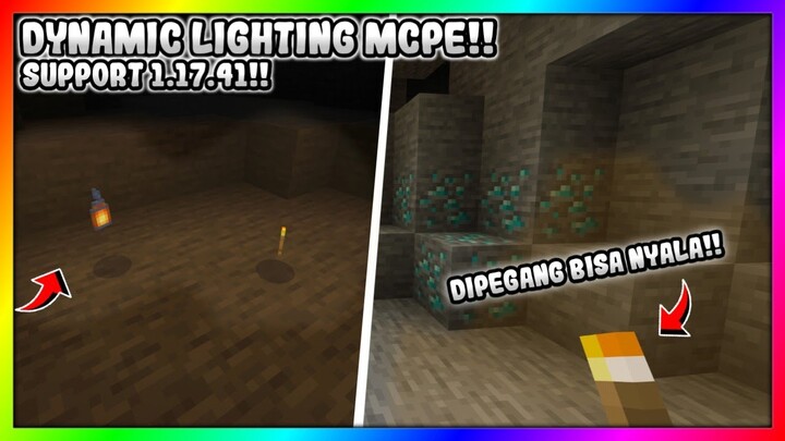 Realistic!! Dynamic Lighting MCPE Support 1.17+!! -  For Minecraft PE