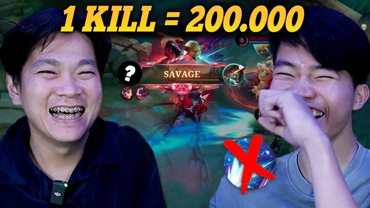 Challenge Anavel Maen Alpha Tanpa Skill 1, Malah Dapet Savage_! - Mobile Legends