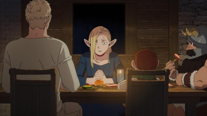 After learning that he was petrified and used as a kitchen utensil, the elf was speechless and felt 