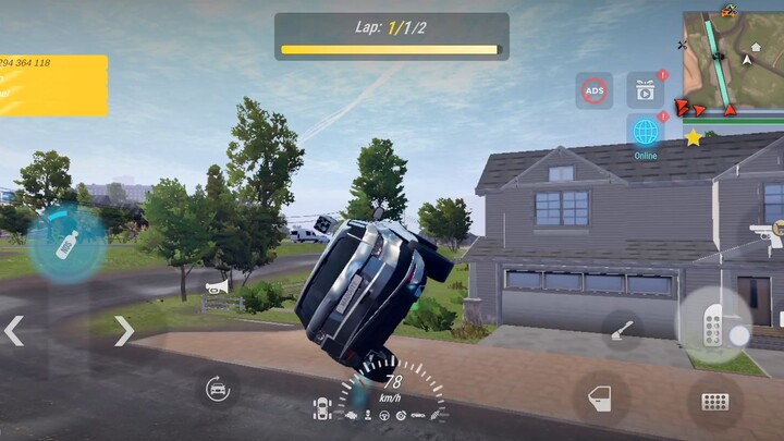 made out 2 range rover crash