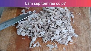 Làm súp tôm rau củ p7