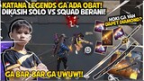 SOLO VS SQUAD PUN BERANI PAKAI KATANA LEGEND INI??!! TAK BANTAI DULU!! GA BOOYAH GA UWUWWW!! WKWKWK