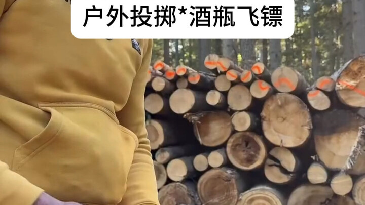 Outdoor Throwing* Wine Bottle Darts