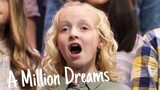 Adegan paduan suara yang menyentak air mata dari "A Million Dreams", suara mimpi yang mengejutkan!