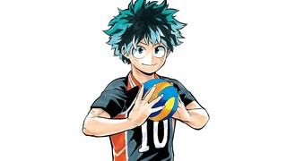 [Meme penuh energi/pengisi suara] Boku no Hero Academia dan pemain bola voli itu masuk ke set yang s