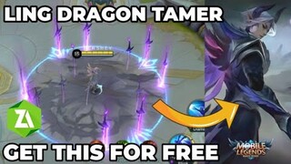 LING DRAGON TAMER SKIN SCRIPT (EARLY ACCESS)| FULL EFFECTS