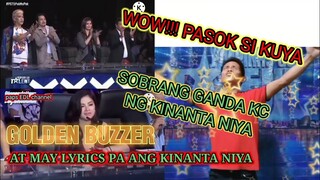 PILIPINAS GOT TALENT- GRABE ANG LAMBOT NG BOSES NI KUYA AT MAY LYRICS PANG KASAMA