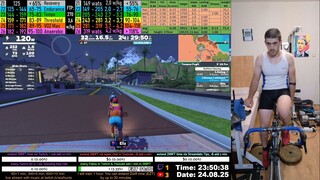 Zwift Cycling Workout 24.08.2025