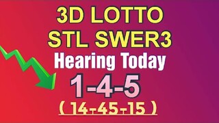 SWERTRES HEARING / 3D LOTTO / STL SWER3 | OCTOBER 17 - 18  2019