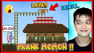 CARA PRANK TEMEN KITA PALING NGAKAK !! MOMON JADI KORBAN !! Feat @sapipurba Minecraft