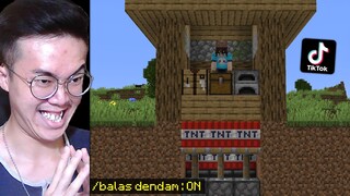 Aku PRANK Teman ku Dengan TikTok Hack Minecraft ini...