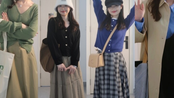 158 cm untuk yang bertubuh mungil | Pakaian musim gugur ini benar-benar sangat cantik, ya~