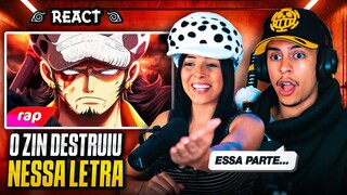 7 MINUTOZ: Rap do Law (One Piece) - CIRURGIÃO DA MORTE | NERD HITS | [Casal Jounin React] 🔥