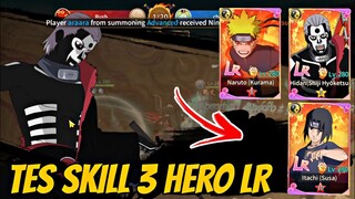 VIP15 Punya 3 Hero LR! Tes SKILL Hero LR HIDAN,NARUTO & ITACHI - BATTLE KONOHA HVN Gameplay