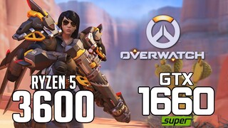 Overwatch on Ryzen 5 3600 + GTX 1660 SUPER 1080p, 1440p benchmarks!