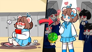 Mèo Simmy Cô Gái Xấu Xí Lột Xác Thành Hot Girl Trong Minecraft