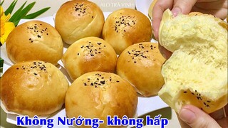 Không ngờ làm Bánh Mì Bơ Sữa Ngon & Dễ như vậy!Chỉ bột mì đa dụng/Buttermilk bread