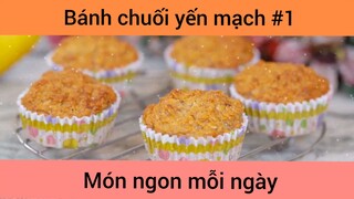 Bánh chuối yến mạch