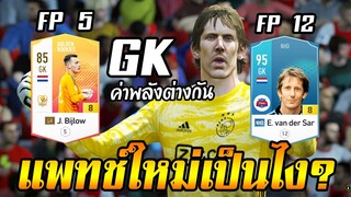 รีวิว GK แพทช์ใหม่ ผู้รักษาประตู FP5 +8 vs FP12 +8 [FIFA Online4]