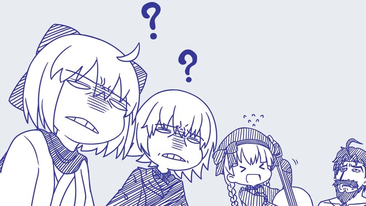 [FGO Handwriting] Those servants are just shouting