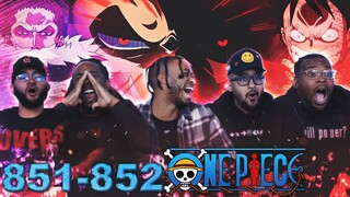 LUFFY VS KATAKURI BEGINS! One Piece Ep 851/852 Reaction