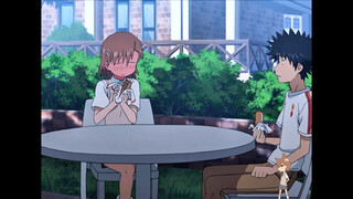 Cuối cùng, Misaka Mikoto đã ăn phần của Touma...
