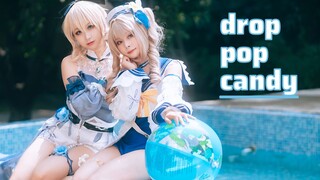 [Genshin Impact cos]drop pop candy❀Trying to catch the tail of summer~Jin & Barbara~❀