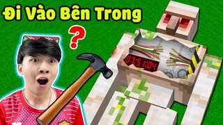 Vinh Lấy Búa Đập Người Sắt Xem Thử Bên Trong ?? CÂY BÚA KÌ LẠ TRONG MINECRAFT* THỬ THÁCH KHÓ HIỂU