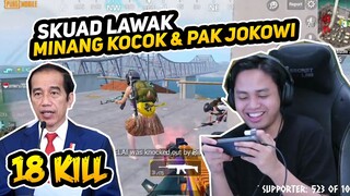 SKUAD LAWAK, KAPTEN ZAN ft MINANG KOCOK & PAK JOKOWI