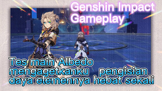 [Genshin Impact, Game streaming] Tes main Albedo mengagetkanku