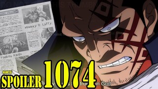 Spoiler One Piece Chap 1074 Hints – SỐC !!! DRAGON đến MARY GEOISE ? Đô Đốc FUJITORA Xuất Hiện ?