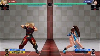 KOF15　チャンピオンvs覇者　これが最高ランクの闘い方　弾の強さ