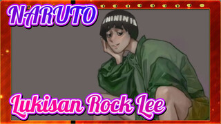 NARUTO| Lukisan procreate ipad:Rock Lee