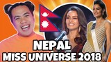 ATEBANG REACTION | MANITA DEVKOTA MISS UNIVERSE NEPAL 2018 FULL PERFORMANCE #Nepal