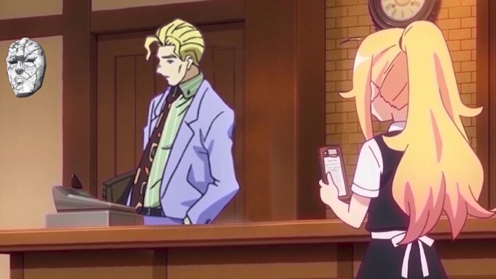 Yoshikage Kira works part-time at a coffee shop