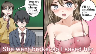 Sexy Rich Girl Who Looks Down On Me Went Broke, Then I Saved Her (Comic Dub | Animated Manga)