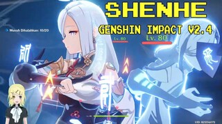 Genshin impact shenhe gameplay - Genshin impact v2.4