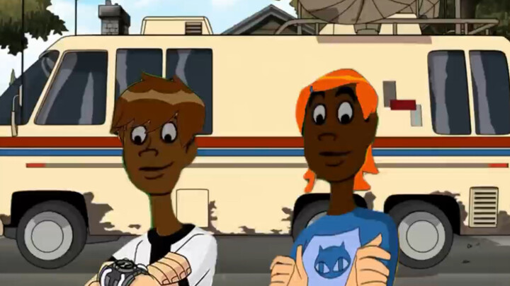 A pair of cousins who accidentally picked up an alien watch