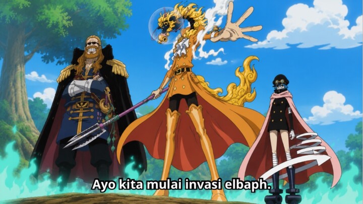 One Piece Episode 1172 - Kesatria Suci Invasi Elbaph !!!