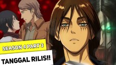 AKHIRNYA! ATTACK ON TITAN FINAL SEASON PART 3 RILIS... INI DIA JADWALNYA!