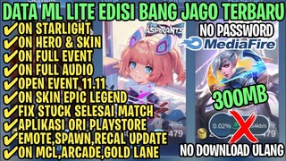 Data ML Lite Full Event 300Mb Terbaru Patch Gusion | ML Lite | Cara Mengatasi Lag & Patah Patah