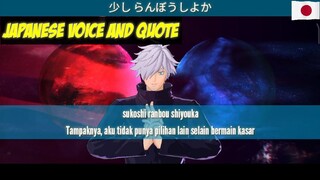 Xavier Skin Gojo satoru Japan voice quote|Mlbb|Jujutsu Kaizen