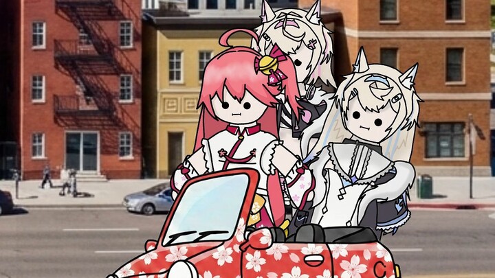 miko bertanya apa yang disukai fuwamoco dari jepang, fuwamoco menjawab keributan antara orang jepang